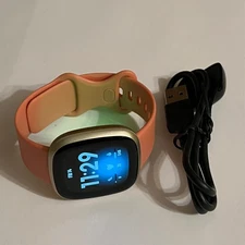 Fitbit Versa 3 GPS Smart Watch w/ Heart Rate Monitor FB511 - Soft Gold