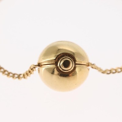 FENDI Pokemon x Fragment POKÉMON Ball Bracelet metal Gold Tone
