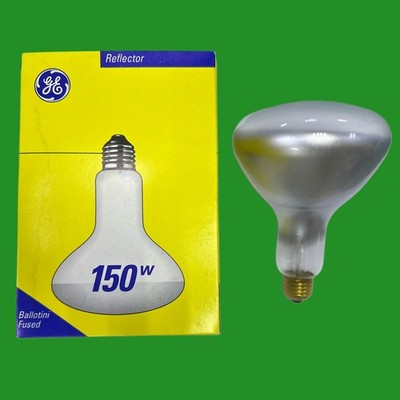 1x 150W GE R125 Dimmbar Glühlampe Reflektor Glühbirne Lampe 125mm E27 Schraube