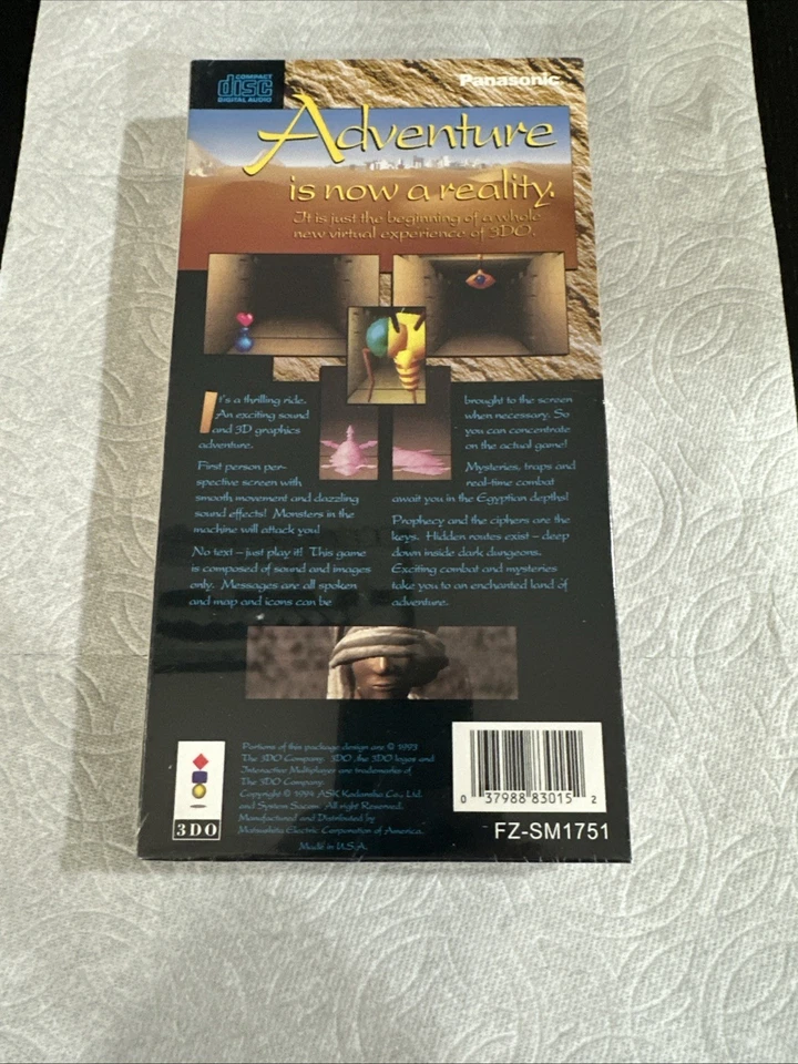 New Sealed, Seal Of The Pharaoh - Panasonic 3DO - Longbox, Please Read! - Image 2 of 4