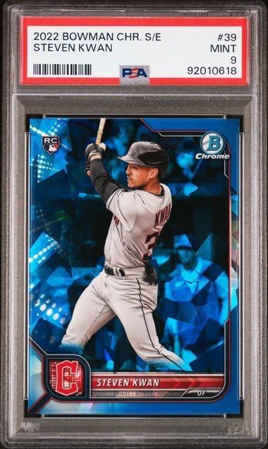 PSA 10 - 2022 Bowman Chrome Sapphire STEVEN KWAN RC #39 (0618)