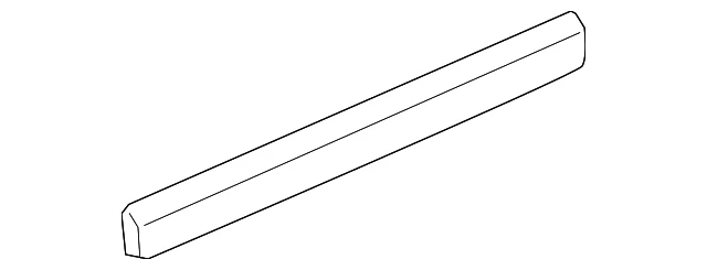 Moldura inferior puerta delantera lado conductor GM 20816961 original Foto 3 de 4