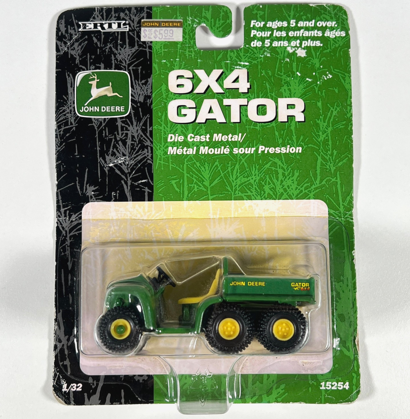 Vintage 2002 Ertl John Deere 6x4 Gator 1:32 Diecast Sealed 1