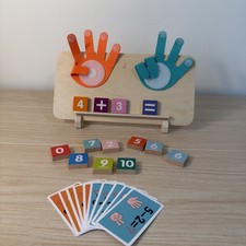 Wooden Arithmetic Learning Board for Kids 3  Addition  Subtraction Toy