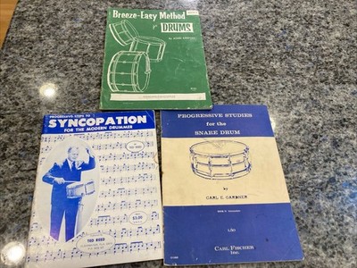 Syncopation for Modern Drummer, Progressive Studies For The Snare Drum Books Etc