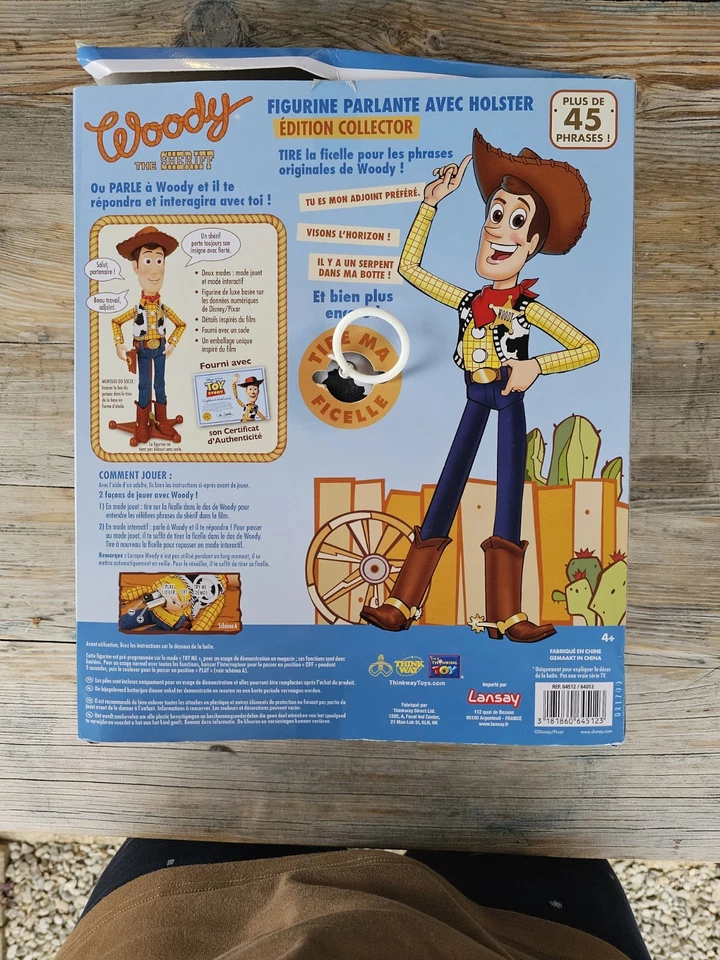Figurine Toy Story Woody Roundup - Figurine Parlante - Collection Signature - Photo 4/4