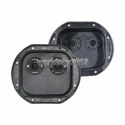 2x 191x164mm 2 Way Speaker Junction Box Audio Loudspeaker XLR Head Wire terminal