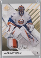 2016-17 SP Game Used Gold Spectrum Premium Material 9/25 Jaroslav Halak #57 8s9
