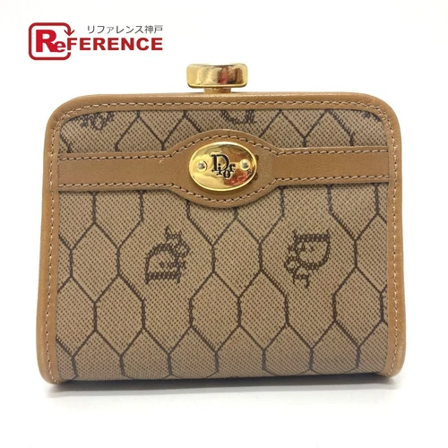 Portefeuille Dior en cuir marron porte monnaie du Japon