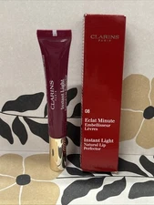 Clarins Instant Light Natural Lip Perfector – Shade 08 – Plum Shimmer