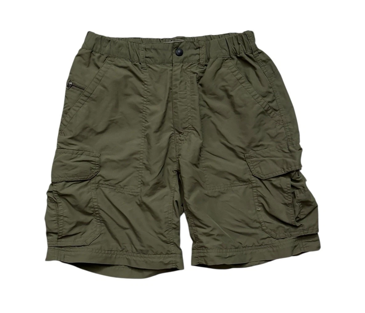 REI Co-op Shorts Mens Size Small (30") Army Green Sahara Cargo Shorts Hiking
