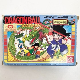 Dragon Ball Shenron no Nazo W/Box Manual Famicom FC NES Retro Used Game NTSC-J