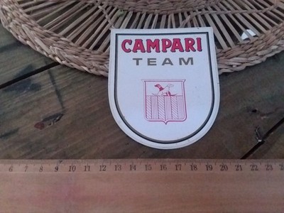 Alter Vintage Aufkleber Motorrad Team Campari