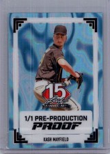 Kash Mayfield 2025 Leaf National NSCC Baseball 1/1 Pre Production Proof