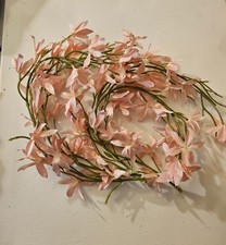 Artificial Pink cloth flowers bundle for crafts and decoration