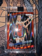 2025 Panini Prizm WNBA #104 Lucy Olsen! Red Seismic! #69/249! MAG SEALED! BMWT!
