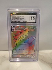 Pokemon Chilling Reign Galarian Slowking Vmax Secret Rainbow FA 207/198 CGC 10 on eBay