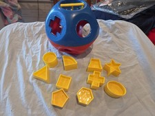 Vintage Tupperware Shape-O-Ball Classic Tupper Toys Shape Sorter Complete