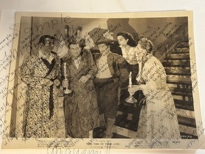 Black & white photo of movie The time of their lives