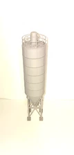 Cement Silo with Closed Top (1:87th - H.O. Scale)