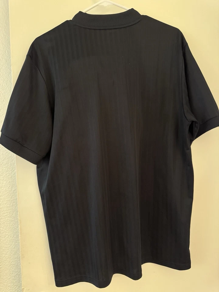 Adidas Manchester United Retro Style Shirt & Shorts Black Jersey Size M Soccer - Image 2 of 4