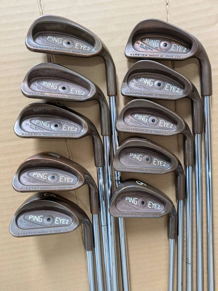 Ping EYE2 Beryllium Copper Black Dot Iron Set #2-9,S,W(10Clubs) /Micro Taper - Image 2 of 4