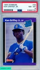 1989 DONRUSS KEN GRIFFEY JR #33 ROOKIE HOF SEATTLE MARINERS RC PSA 8 NM-MT
