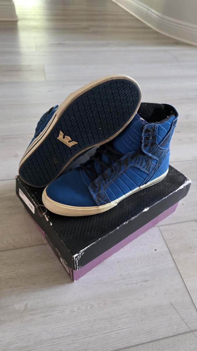 SUPRA Skytop Muska 001 Blue Tiger Sz. 10 *RARE* | eBay