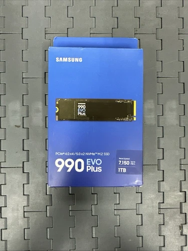 Samsung 990 Evo Plus Ssd 1tb, Pcie Gen 4x4, Gen 5x2 M.2 2280, Speeds Up-to 7,250