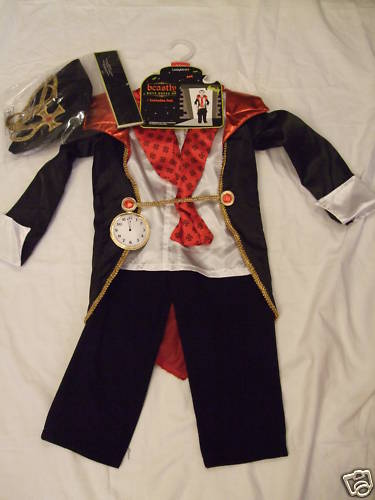 Costume vampire Dracula souple qui ne gratte pas pour petit de 2-3 ans