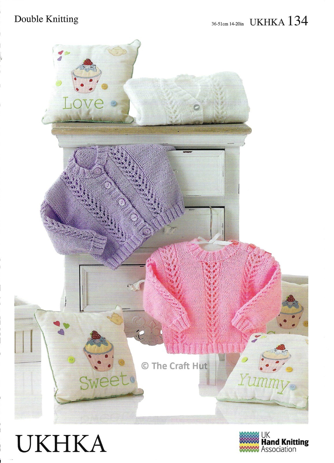 Hand Knitting PATTERN ONLY DK Baby Child Toddler Sweater Cardigans UKHKA134 New