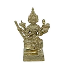 Lord Brahma Four-Faced God Trimurti Creator Hindu Amulet Mini Brass Idol #1
