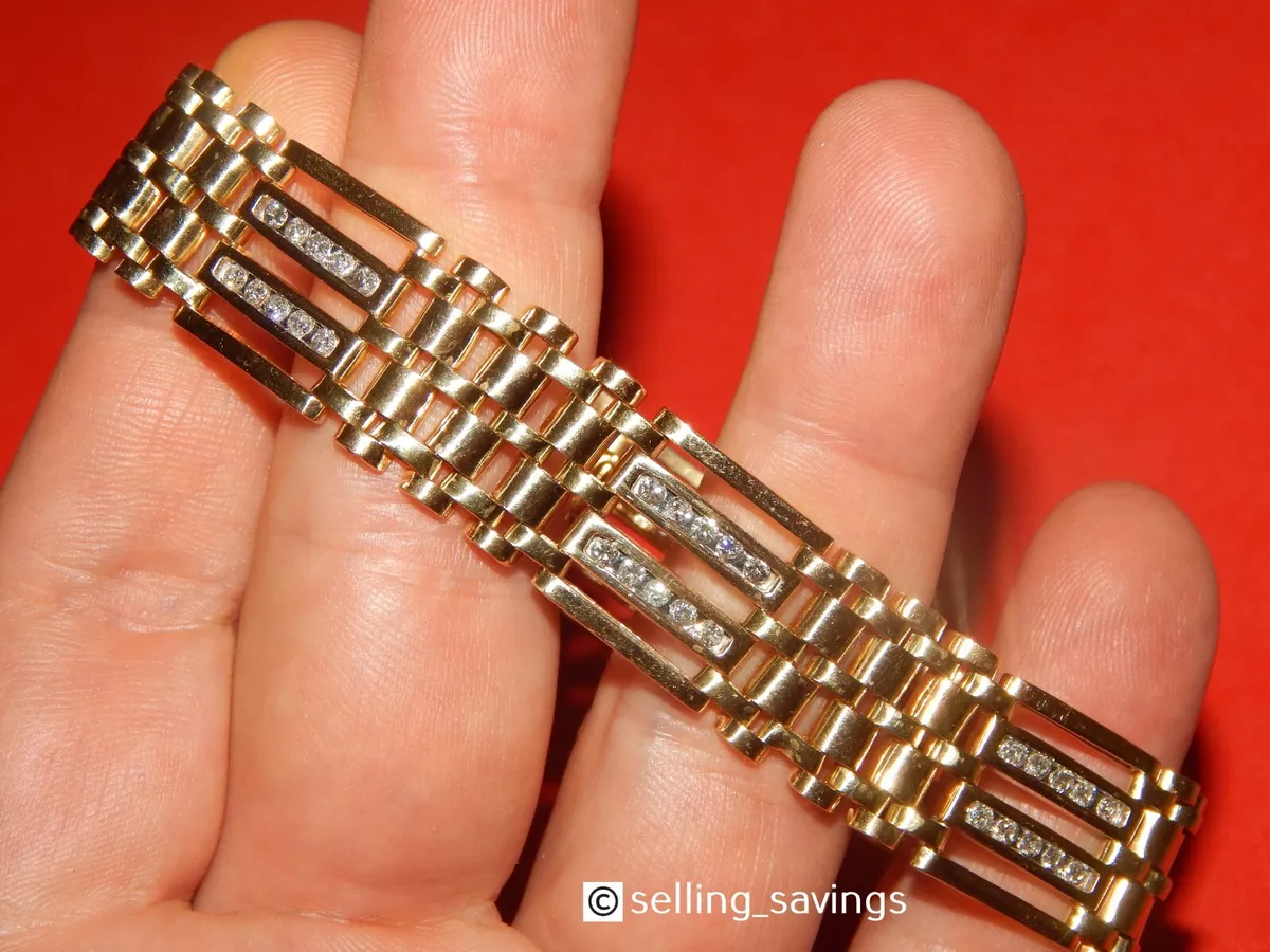 14k rolex sales bracelet