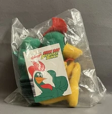1997 Kelloggs Corn Flakes Bean Bag Breakfast Bunch Rooster Corny Cornelius Plush