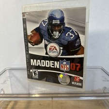 Madden 07 (Playstation 3 Ps3) Pamphlet and game tested very good condition