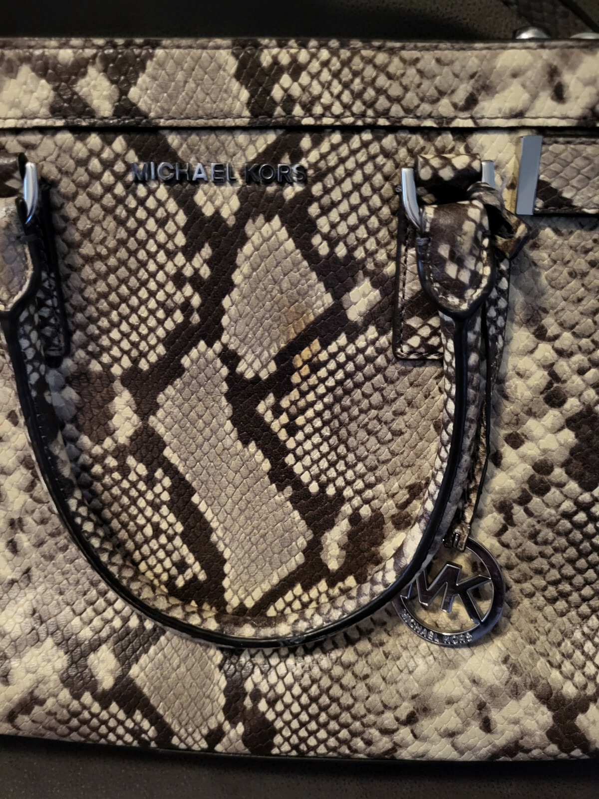 Michael Kors Python Snake Skin Shoulder Women's P… - image 2