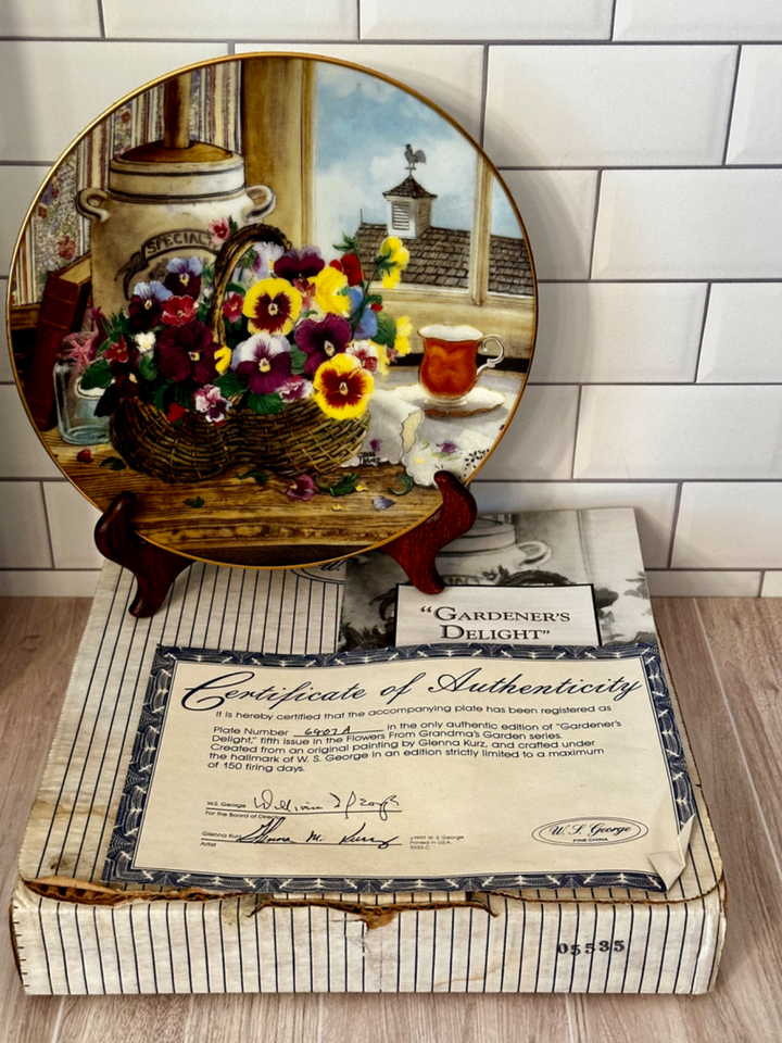 2 W L Flowers From Grandma's Garden Series 6407A & 9627A eBay