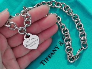 Tiffany Heart Tag Necklace RRP £570 