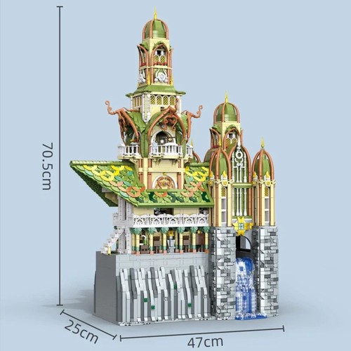 Rivendell Lord of the Rings Baka 7140 Piece Building Bricks Brotherhood Harpist - Picture 7 of 7