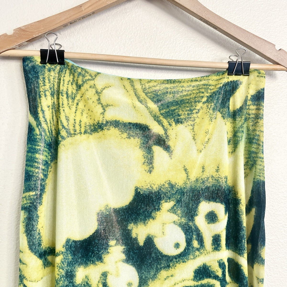 Vtg VIVIENNE TAM S/S 2000 Dragon Metallic Short Sleeve Top +