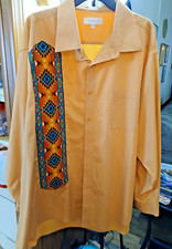 Native American mens shirt applique added