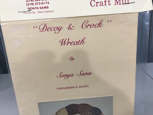 The Craft Mill Ohio Duck Decoy and Wreath Instructions in Acrylic Craft Kit - Picture 3 of 5