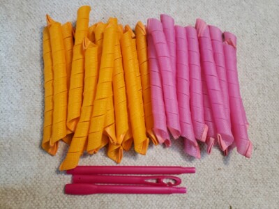 30 pcs Magic Long Hair Curlers Curl Spiral Ringlets Leverage Curlers  19''