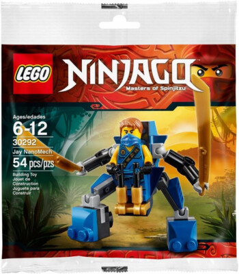 LEGO NINJAGO 30292 Jay's Nano Mech Jay NanoMech Polybag NEW SEALED