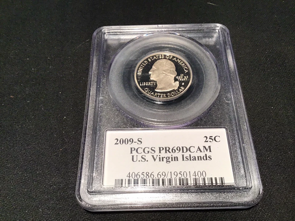 2009s US Quarter Virgin Islands PF 69 DCam PCGS - Image 2 of 2