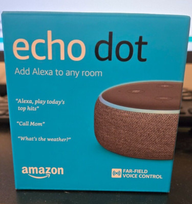 Echo Dot Amazon Smart Speaker 3rd Generation with Alexa Charcoal NEW | eBay