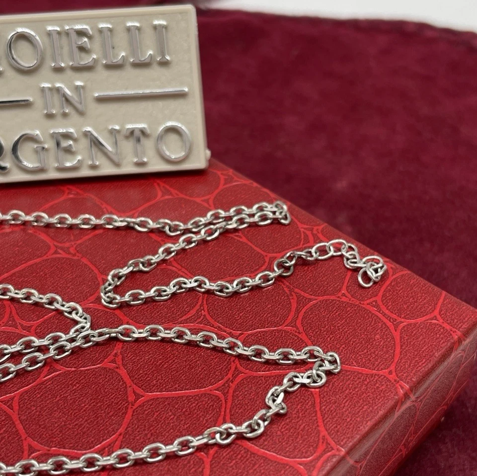 Collana Donna Ginevra Elegante e ciondolo Onice nero briolè a goccia Argento 925 - Immagine 3 di 4