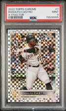 RODOLFO CASTRO 2022 Topps Chrome X-FRACTOR #7 PSA MINT 9