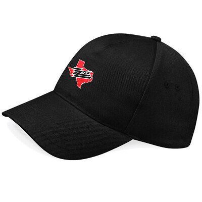 ZZ Top ZZTOP Rock Music Logo Schwarze Baseball Cap Baseballcap- K302 -SW