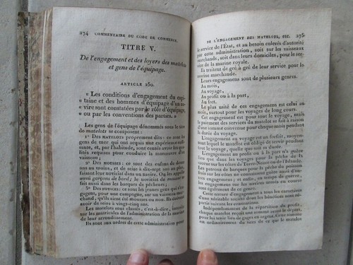 DAGEVILLE : CODE DE COMMERCE, 1828. 4 volumes. - Picture 12 of 24